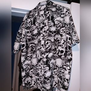 Crazy skull shirt